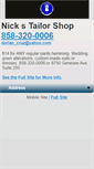 Mobile Screenshot of nickstailorshoplajolla.com